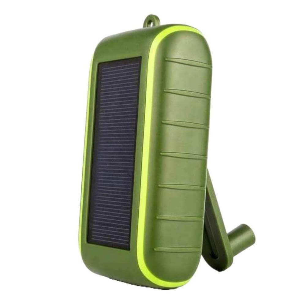 The solar power bank charger.